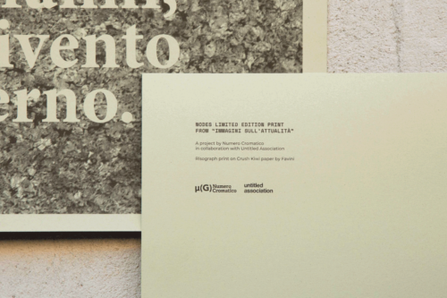 Nodes Limited Edition Print #4, Io divento eterno, Numero Cromatico, 2021 -3